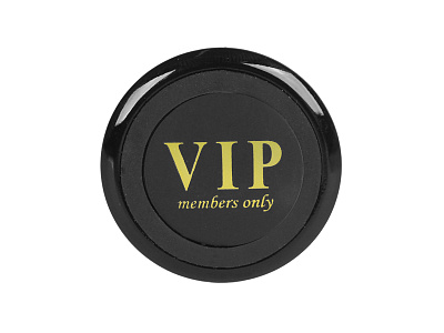 Держатель магнитный круглый черный